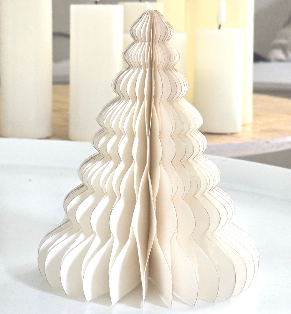 Kerstboom papier honeycomb